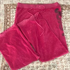 Juicy Couture Hot Pink Flare Tracksuit 